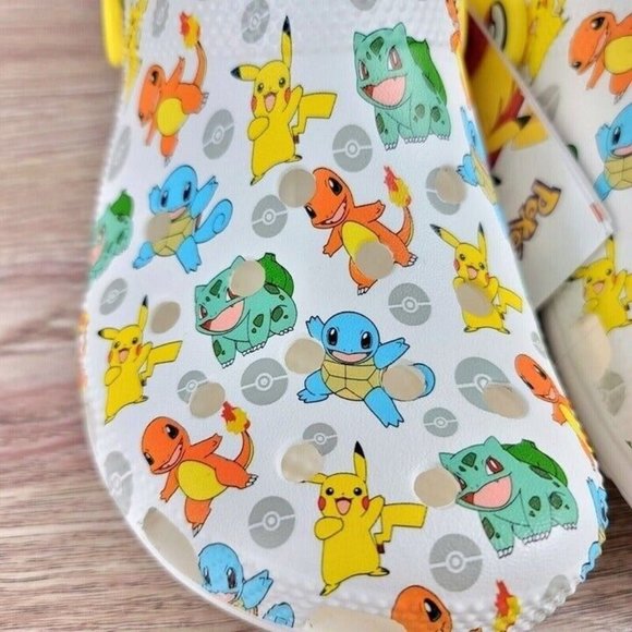 NEW Crocs x Pokemon 2 Clogs‎ Women's Size 7 Pikachu Squirtle Charmander Shoes - Picture 4 of 9